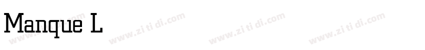 Manque Light字体转换
